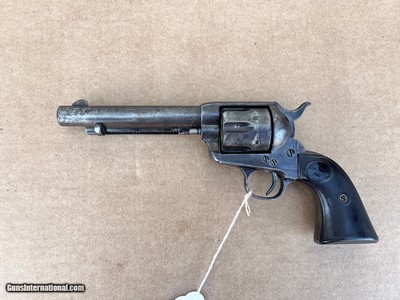 Antique Colt Single Action Army – .38 WCF, 4.75” Barrel, Black Powder Frame, 1st Gen