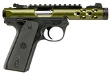 Ruger Mark IV 22/45 22 LR Green Anodized 10 Round Capacity 43916 MK