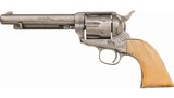 Factory Engraved 1882 Colt SAA Black Powder Frame – .45 LC, 5.5