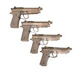 (1) One Beretta M9A4 M9A4G FDE 9MM G Decocker 18+1 TB OR NS Y Model Grade 2 JS92M9A4GM - 2 of 3