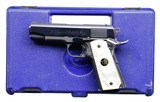 Colt Custom .38 Super 1911 – RMT Frame Commander Pearl Grips 3 Mags Case