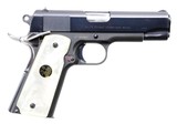 Colt Custom .38 Super 1911 – RMT Frame Commander Pearl Grips 3 Mags Case - 2 of 2