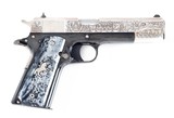 Colt Mexican Heritage 1911 – .38 Super, TALO Edition, Silver Engraved Aztec Theme - 2 of 6