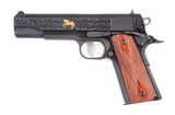 Engraved Colt Government 1911
.45 ACP, Gold Inlay Scrollwork Factory Box - 2 of 4