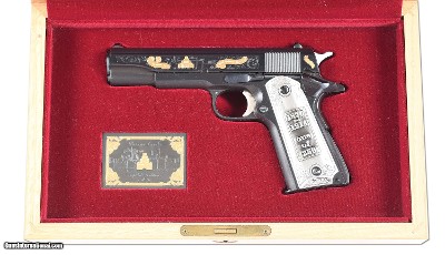 Colt 1911A1 Panama Canal Special Edition – .45 ACP, One of 250, Factory Display Case & Box