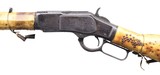 Winchester 1873 Lever-Action Rifle – Rawhide-Wrapped Tribute to Crow Scout Curley, Cal. .32-20 General Custer Little Big Horn - 4 of 6