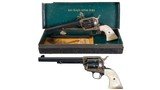 Colt Second Generation SAA Revolver – 7.5” .45 LC, Pearl Grips, Chernoff Inscribed - 5 of 9