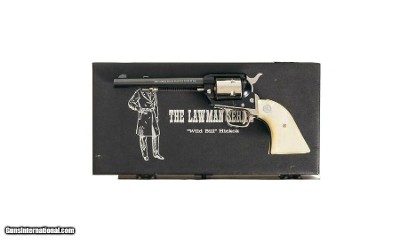 1969 Colt Wild Bill Hickok Frontier Scout – .22 LR, Lawman Series, 1 of 3000, Blue/Nickel, Cased