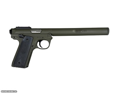 Maxim Ruger Mark IV 22/45 22 LR Integral Silencer / Suppressor Combo OD Green MKIV-SD MXM-49209