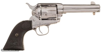 1882 Colt SAA .38 WCF Antique Black Powder Frame, 4.75