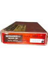 Bernardelli Model 80 .380 ACP – Italian-Made Compact Pistol, With Box & Papers - 5 of 5