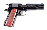 Colt Engraver Series Gustave Young Government Model – .45 ACP, Factory Case, TALO Exclusive - 2 of 5