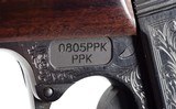 Engraved Walther PPK 75th Anniversary Edition – .380 ACP, Gold Inlay, Factory Engraving - 3 of 4