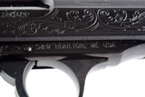 Engraved Walther PPK 75th Anniversary Edition – .380 ACP, Gold Inlay, Factory Engraving - 4 of 4