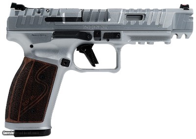 Canik SFX Rival-S 9mm Chrome Rosewood Grips Optics Ready 18 Round Capacity HG7010CR-N