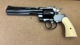 Colt Python .357 Mag Revolver – 1961, 6” Blue Custom Ivory Grips - 1 of 10