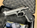 Beretta 92FS Inox 9mm – Stainless Steel, CA Compliant, Y1 Certified, 2x10rd Mags - 4 of 5