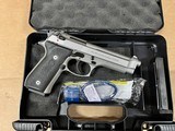 Beretta 92FS Inox 9mm – Stainless Steel, CA Compliant, Y1 Certified, 2x10rd Mags - 1 of 5
