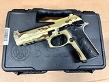 Beretta 92XI 9mm – Desert Camouflage, SAO, Fiber Optic Front Sight - 6 of 7
