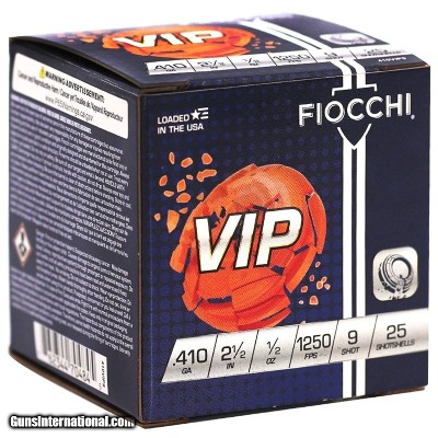Fiocchi Exacta Target 410 Bore Ammo 2-1/2