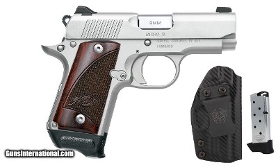 Kimber Micro9 9mm Stainless RTC Bundle W/ Holster 7 Round Capacity Micro 9 3300255