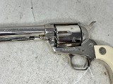 Colt Single Action Army .45 – 1989 Nickel Finish Extended Ivory 7.5