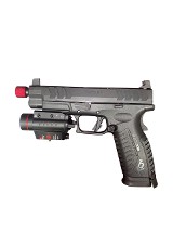 Used Springfield XD-M Elite OSP 9mm – Threaded Barrel, Tactical Light/Laser Combo, Red Thread Protector - 2 of 7
