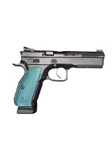 CZ Shadow 2 Optics Ready 9mm – Black Poly Frame, Blue Grips, 3 Mags, Made in USA - 3 of 8