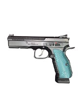 CZ Shadow 2 Optics Ready 9mm – Black Poly Frame, Blue Grips, 3 Mags, Made in USA - 2 of 8