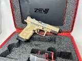 ZEV OZ9C Combat Pistol – Threaded Barrel, FDE Frame, Custom Slide, 9mm