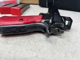 Dan Wesson DWX 9mm – Red Aluminum Grips, Holosun EPS, 3 Mags, Custom Trigger Guard - 5 of 11