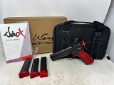 Dan Wesson DWX 9mm – Red Aluminum Grips, Holosun EPS, 3 Mags, Custom Trigger Guard - 1 of 11