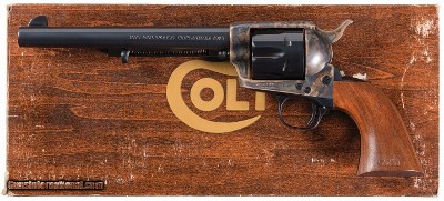 Colt Peacemaker Centennial Commemorative Single Action Army Revolver 7.5