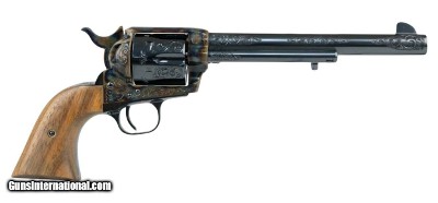 Colt SAA Single Action Army 45 Colt 150th Anniversary Engraved Blued 7.5