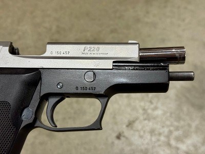 Sig Sauer P220 45 ACP 8rd Stainless West Germany 1987 SIGARMS - Image 7 of 11