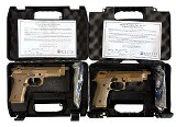 (1) One Beretta M9A4 M9A4G FDE 9MM G Decocker 18+1 TB OR NS Y Model Grade 3 JS92M9A4GM - 2 of 3