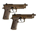 (1) One Beretta M9A4 M9A4G FDE 9MM G Decocker 18+1 TB OR NS Y Model Grade 3 JS92M9A4GM - 1 of 3