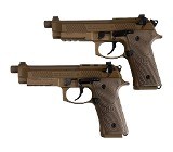 (1) One Beretta M9A4 M9A4G FDE 9MM G Decocker 18+1 TB OR NS Y Model Grade 3 JS92M9A4GM - 3 of 3