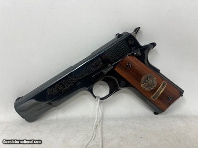 Colt 1911 World War I Commemorative Belleau Wood Pistol – 45 ACP, Engraved