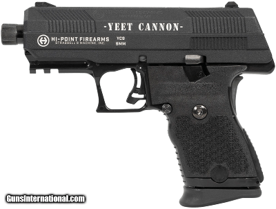 Hi-Point YC9 9mm Yeet Cannon Threaded Barrel 10 Round Capacity YC9YEET