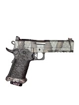 Cosaint Arms COS21 DFTTFX10 10mm – Government Double Stack, Grey/Black Riptile, MBX Magwell - 3 of 8