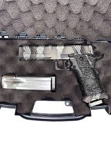 Cosaint Arms COS21 DFTTFX10 10mm – Government Double Stack, Grey/Black Riptile, MBX Magwell - 1 of 8