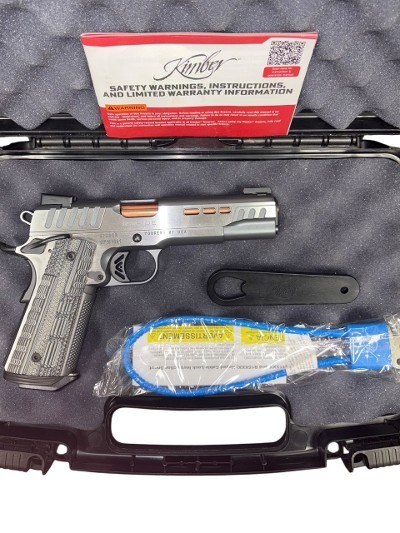 Used Kimber Rapide 1911 – 9mm, Stainless with TiN Barrel, Fiber Optic Sights