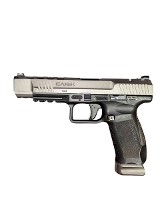 USED Canik TP9SFX 9mm Pistol – Tungsten Finish, Compensator, (2) 20-Round Mags, Kydex Holster – HG3774G-N - 2 of 8