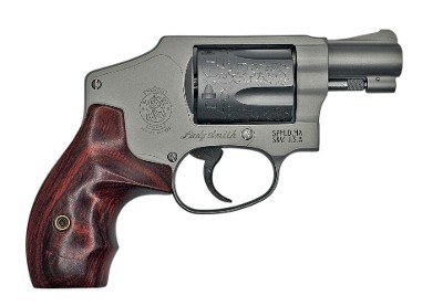 Smith & Wesson 642 Ladysmith 38 Spl Engraved DAO Hammerless 163808ENG
