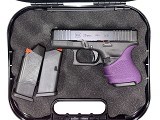 Used Glock 26 Gen 5 9mm – Subcompact, 3 Mags, Purple Hogue Grip, 10+1