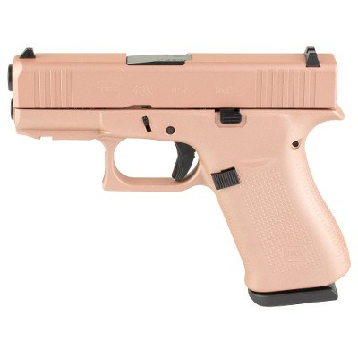 Glock 43X 9mm Rose Gold 10 Round Capacity Front Rail UX4350204RGCT