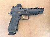 SIG Sauer P320 Custom 9mm – Compensated, Optics Ready, Gold Accents - 6 of 6