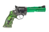Nighthawk Custom Korth Super Sport GTA Series 357 Mag Alien Green 6