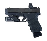 Used Glock 43X 9mm MOS W/ Vortex Defender Radian Ramjet Afterburner Streamlight TLR-7X Sub - 2 of 3